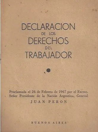 Declaración de los Derechos del Trabajdor