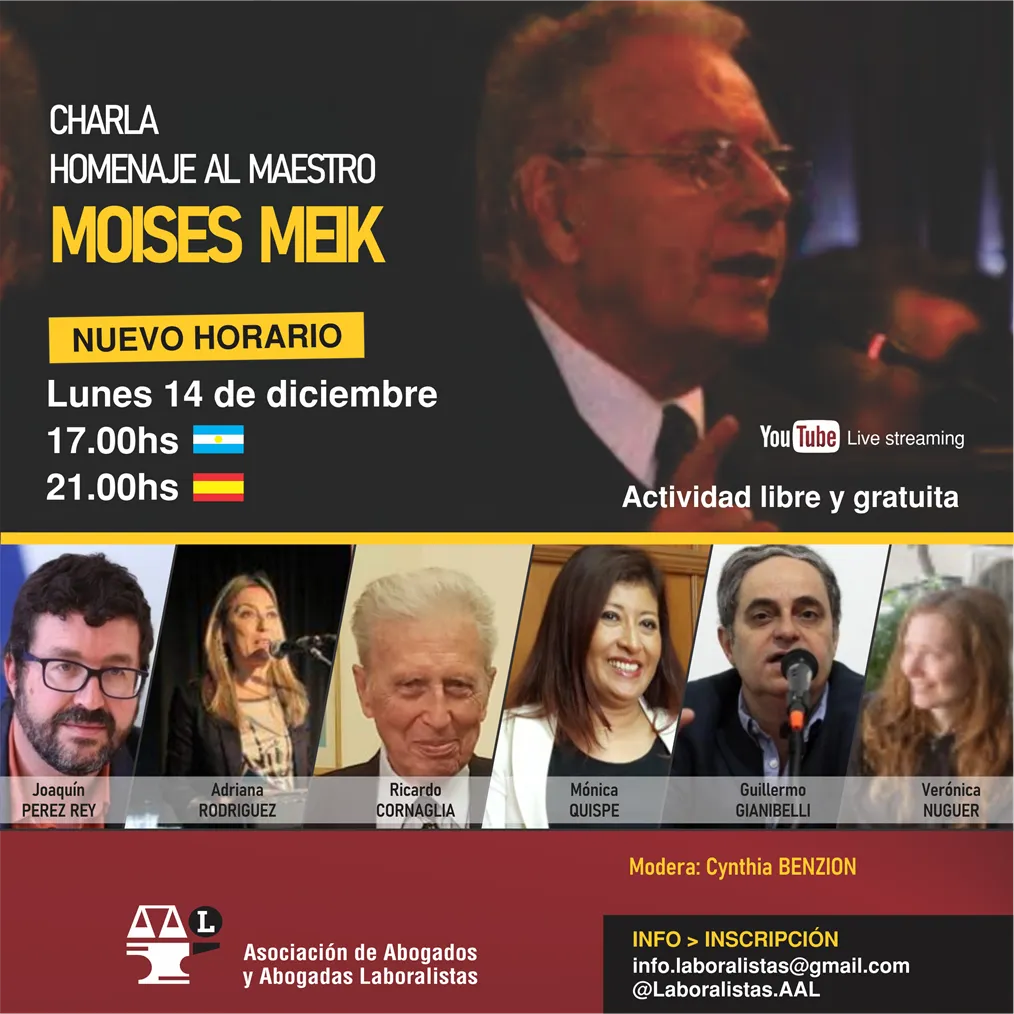 Homenaje Moises Meik